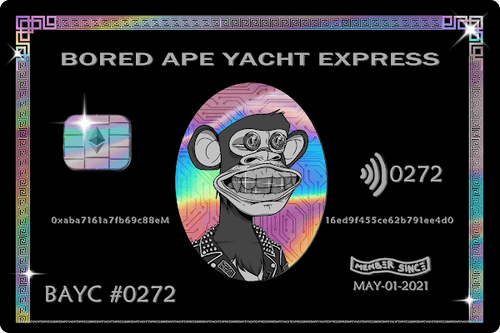 Bored Ape Black Card - 0272