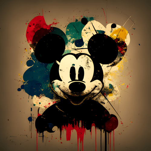 Abstract Mickey Art: Variant 12