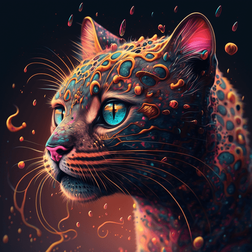 Glowing Cat