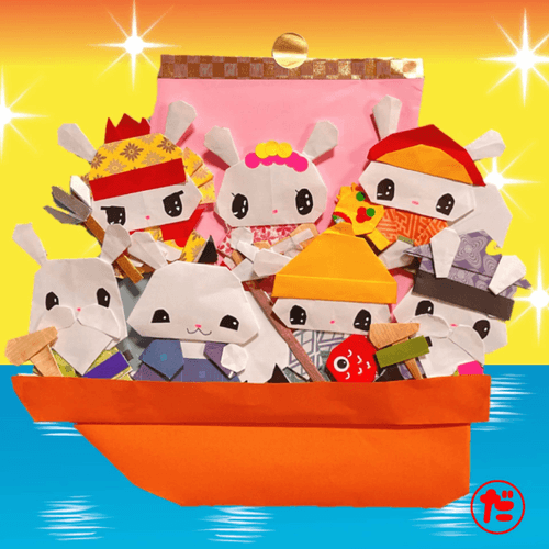 Origami Rabbit Seven Gods