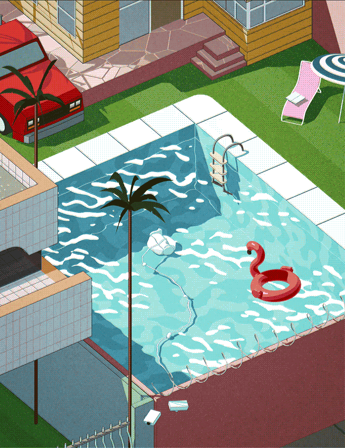 Juliet behind the walls.