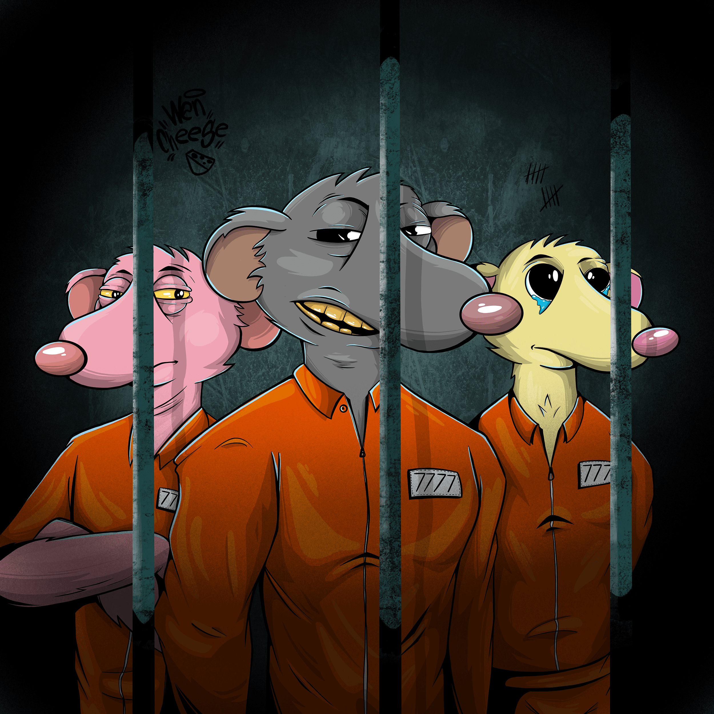Caged Fat Rats