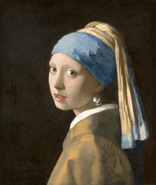 Girl With A Pearl Check