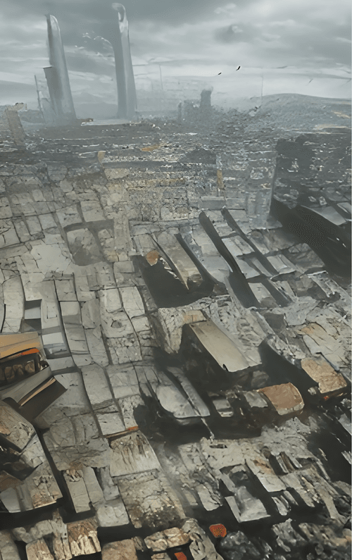 Postapocalyptic cities