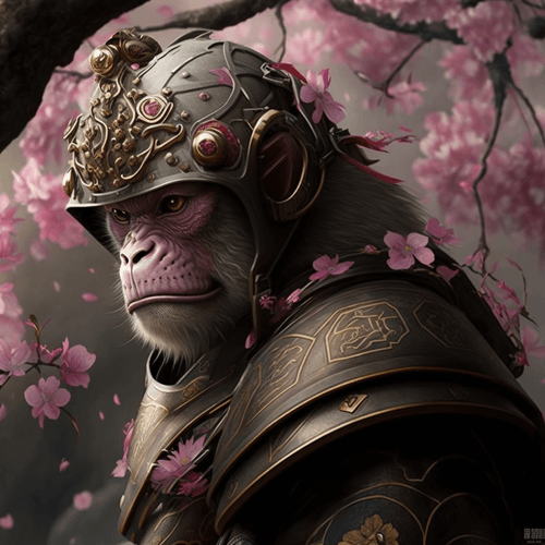 Samurai Warrior Animals #1