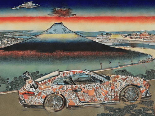 Porsche GT3 Ukiyo-e 