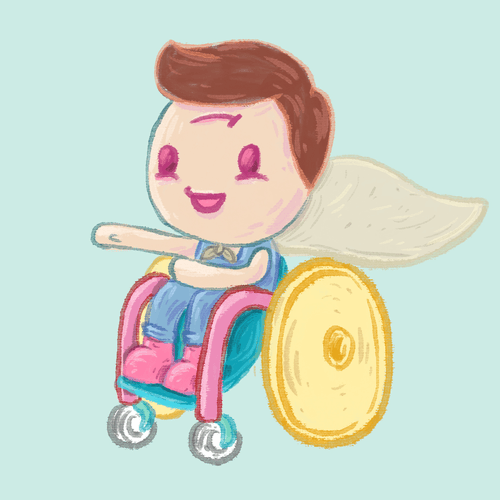 Flipped Kids #012 - The Happiness on Wheelchair