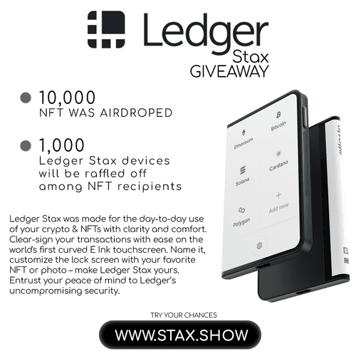 Ledger Stax: Giveaway