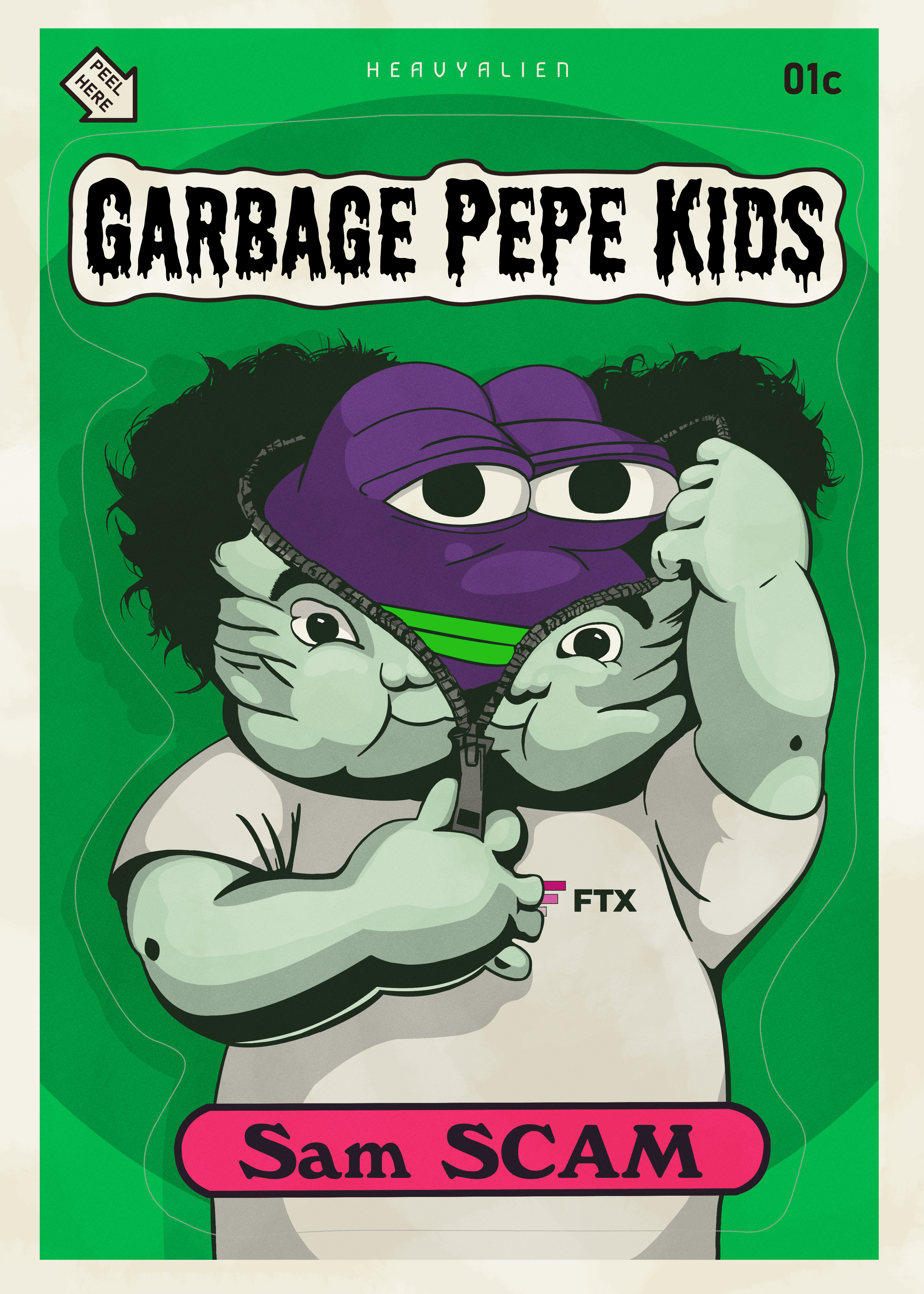 Garbage Pepe Kids #01c - Sam Scam