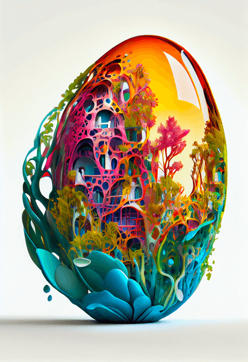 Fantasy Architecture Egg 2