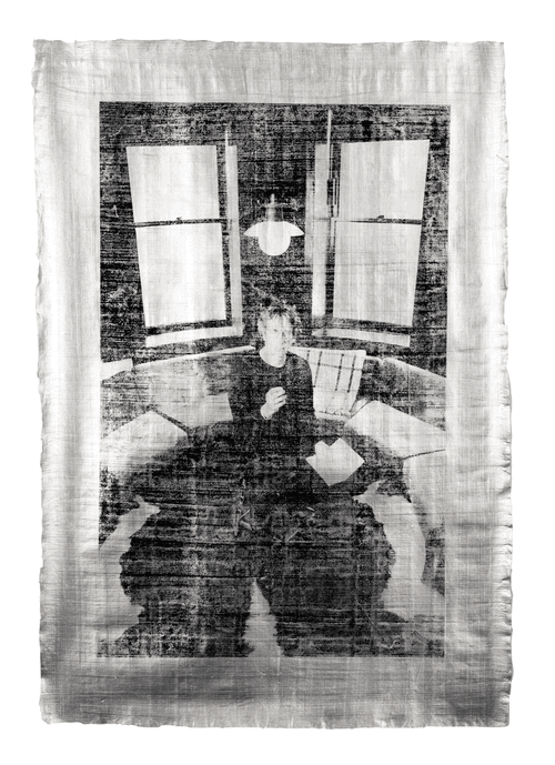 Justin Aversano - Page of Staffs - Physical Tarot Scroll - Silver