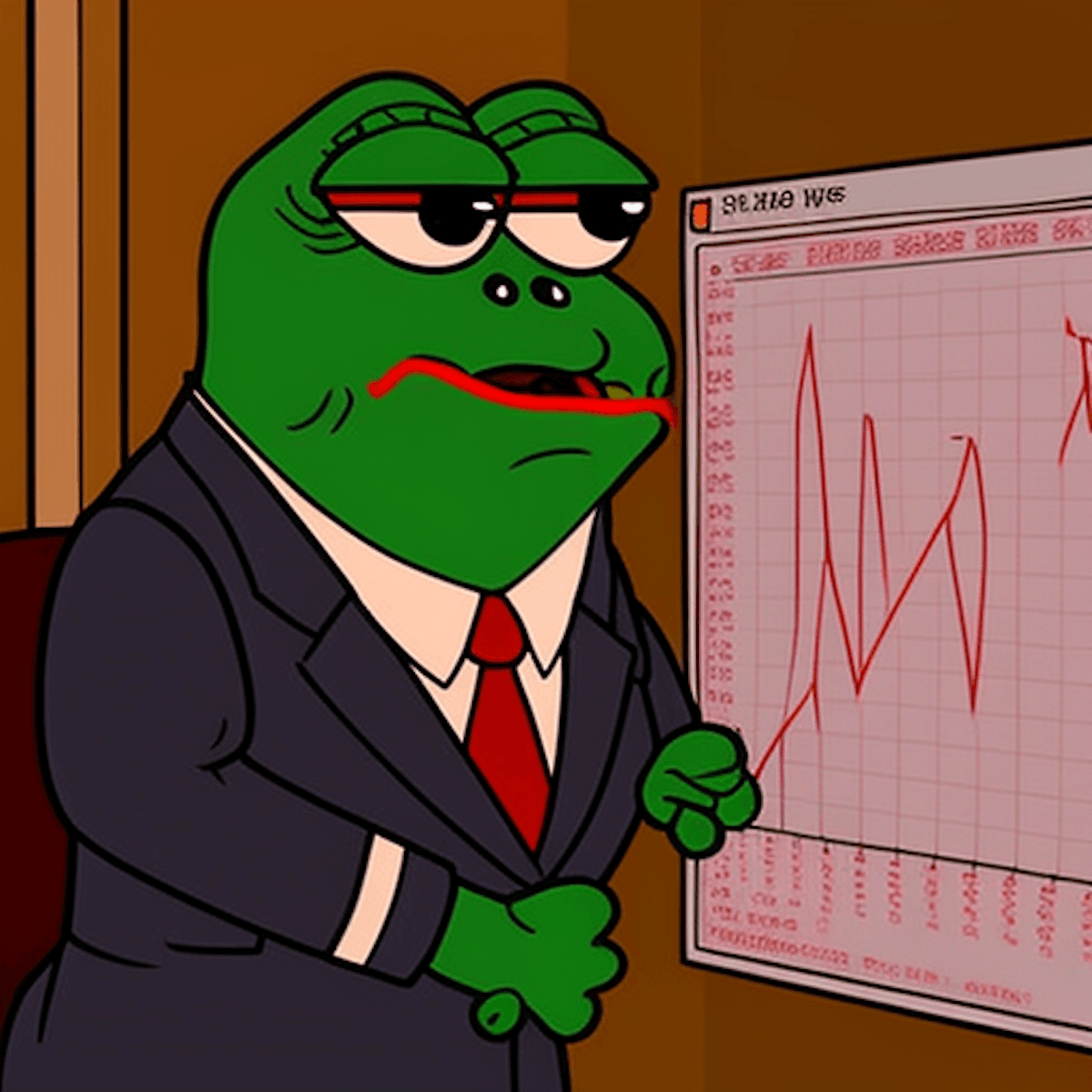 The Pepe Of Wall Street 984 The Pepe Of Wall Street Official OpenSea