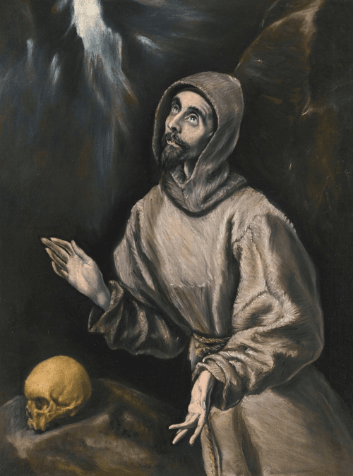 Saint Francis in Ecstasy - Doménikos Theotokopoulos