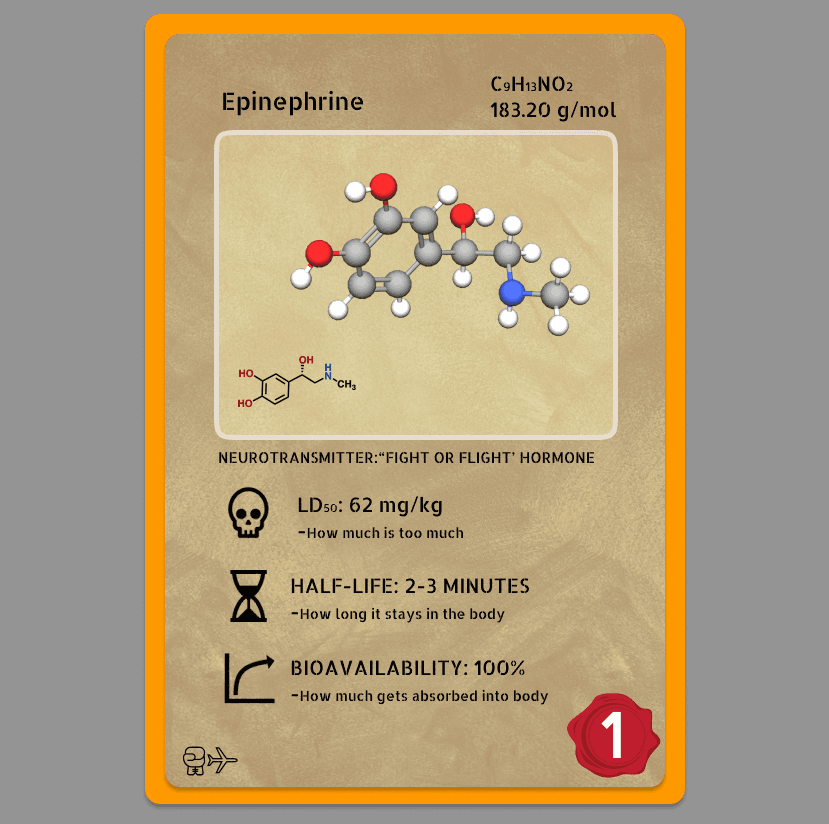 Orange Epinephrine #1