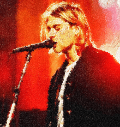Acrylic #1 Kurt Cobain