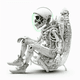 Skeletons of aliens