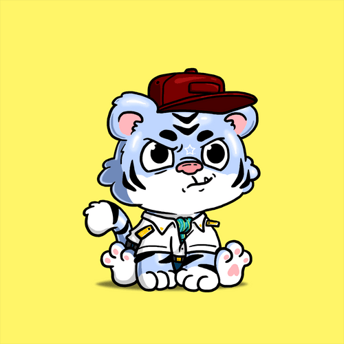 Grouchy Tiger Social Club #4847
