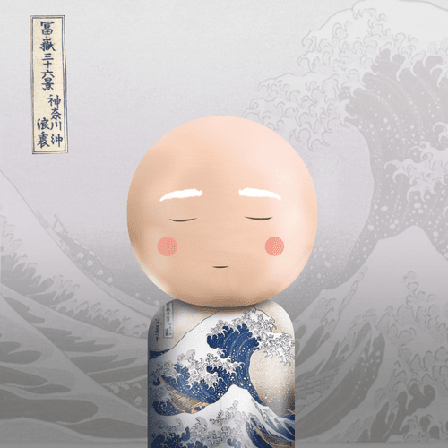 Wooden Doll - Katsushika Hokusai