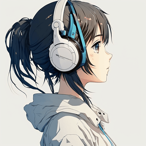 head-phone-girl #004