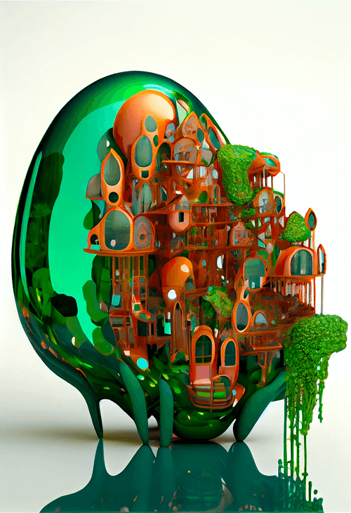 Fantasy Architecture Egg 8
