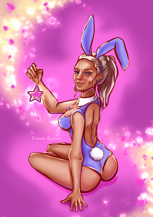 Christmas bunny