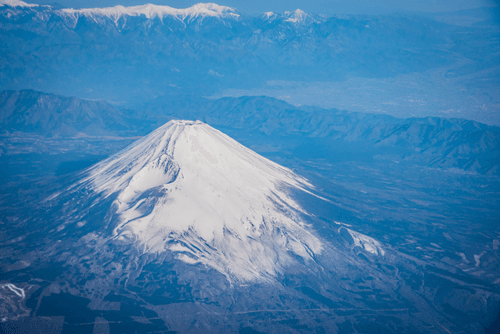 Mt.Fuji From The Sky.