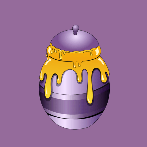 Fancy Honey Jar #2755