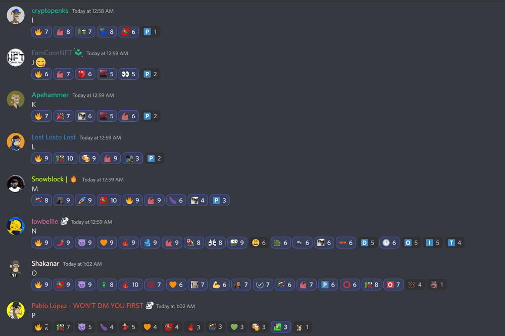 DISCORD ALPHABET - Collection | OpenSea