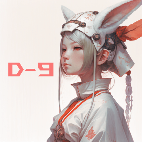 Cyber Rabbit Girls　No.D-9　Countdown to New Year Ver.