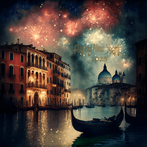 Happy New Year From Venice Italy!  