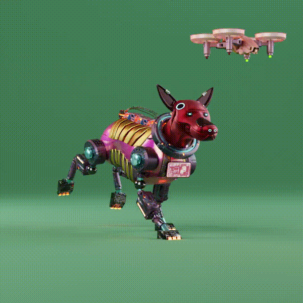 Beep Boop Robot Dogs #16342