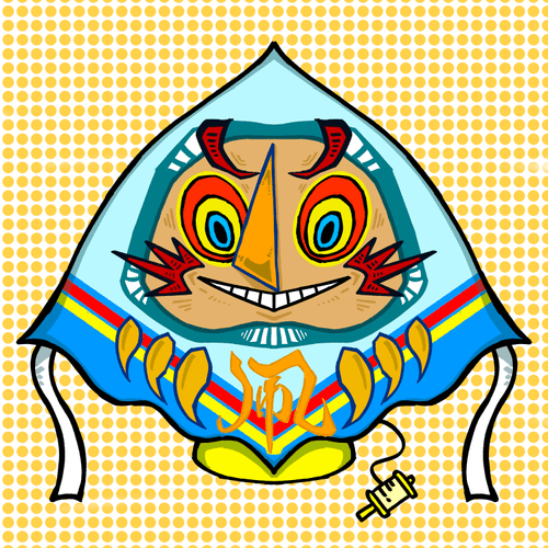 CryptoDarumArt #066 Kite