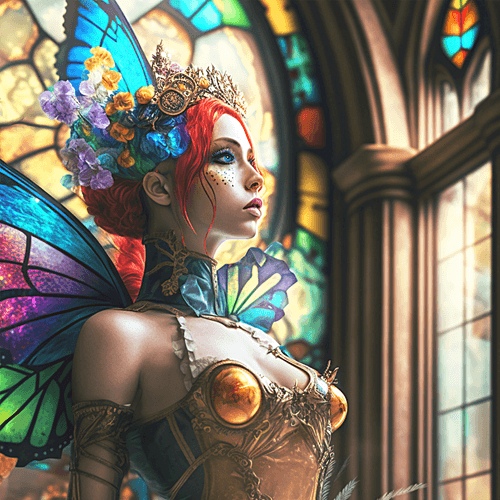 Butterfly girl