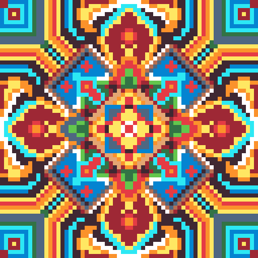 Pixel Mandala