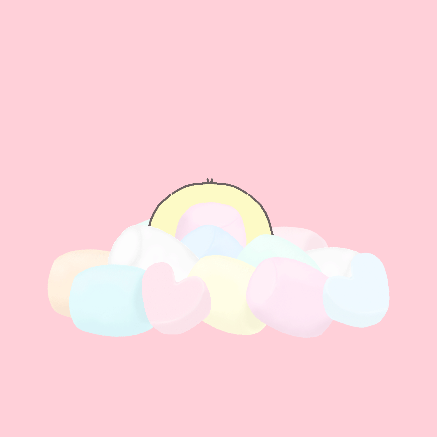 ふわふわひよことふよふよマシュマロ