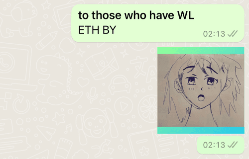 *to those who have WL* ETH BY 🎁