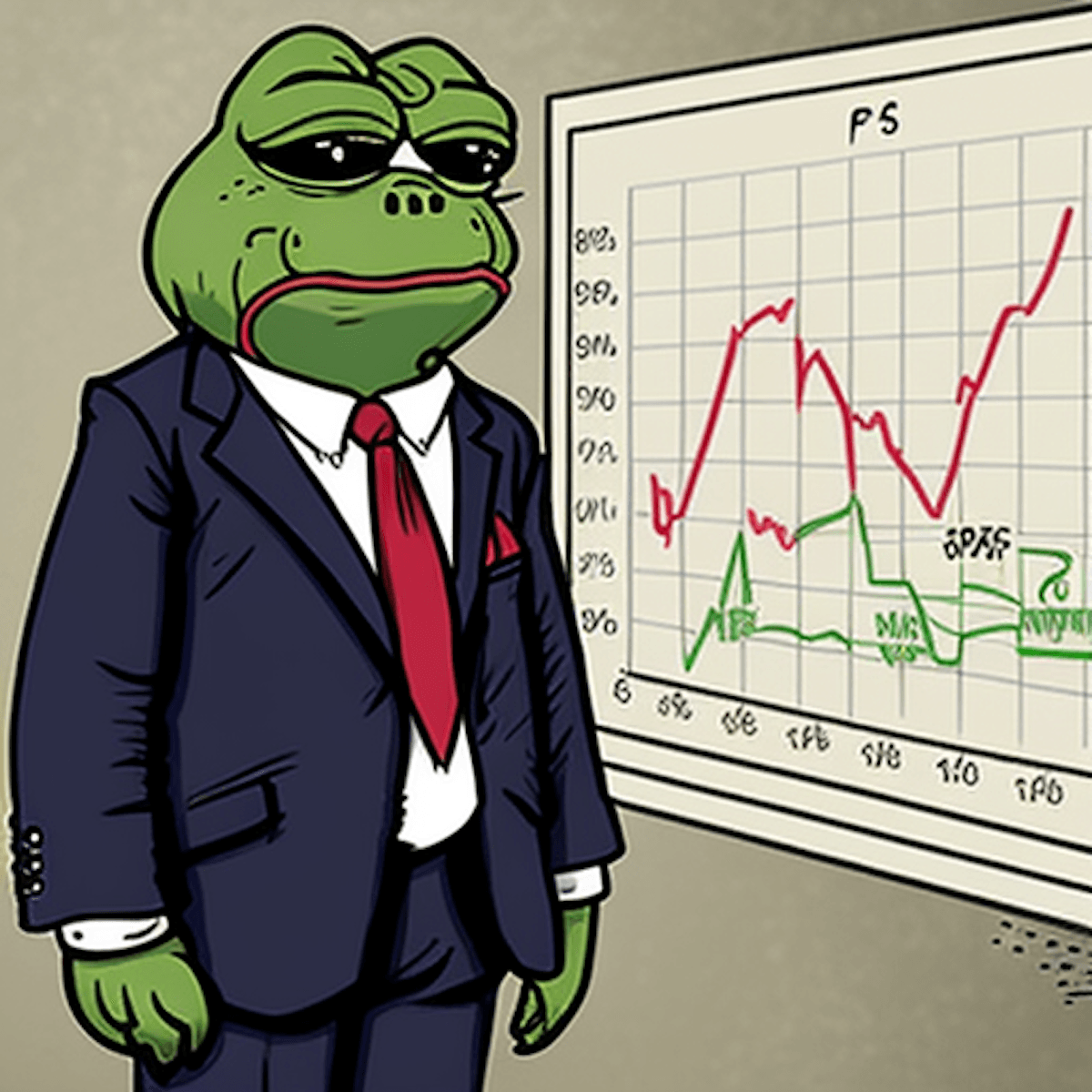 The Pepe Of Wall Street 450 The Pepe Of Wall Street Official OpenSea