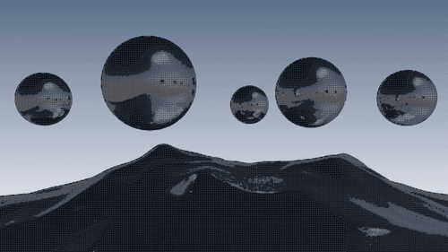 pixel landscapes