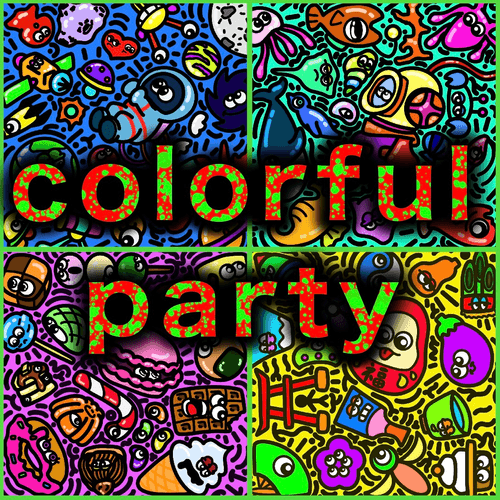 colorful party