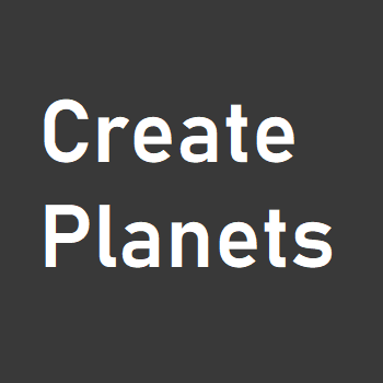 Create planets TROVERSE V4 collection image