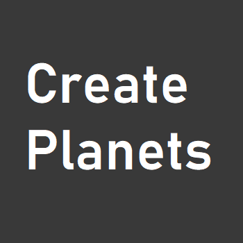 Create planets TROVERSE V4