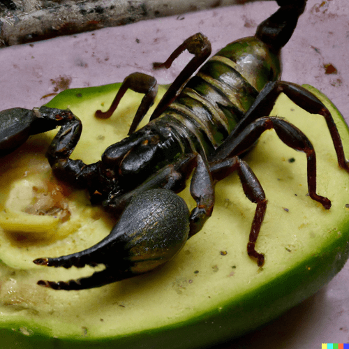 Animals Eating Avocado