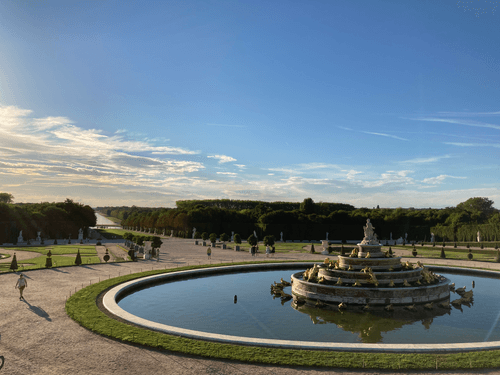 Sunset over the King's Gardens