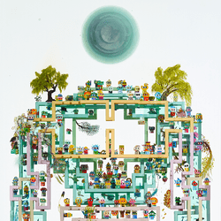 Persons, Places & Things - Dustin Yellin x Nouns x FWB collection image