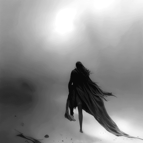 beaten and blown by the wind