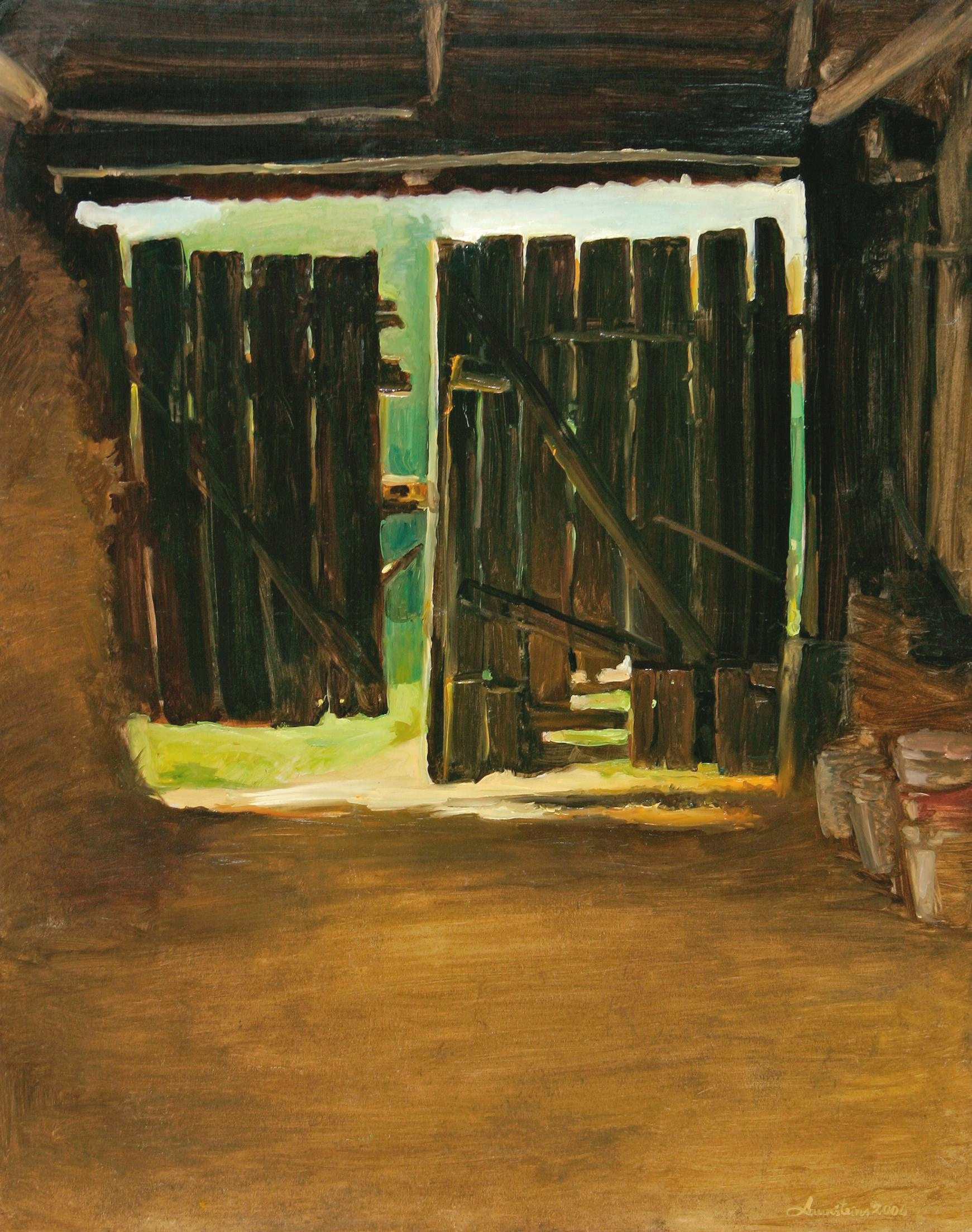 Old barn gate