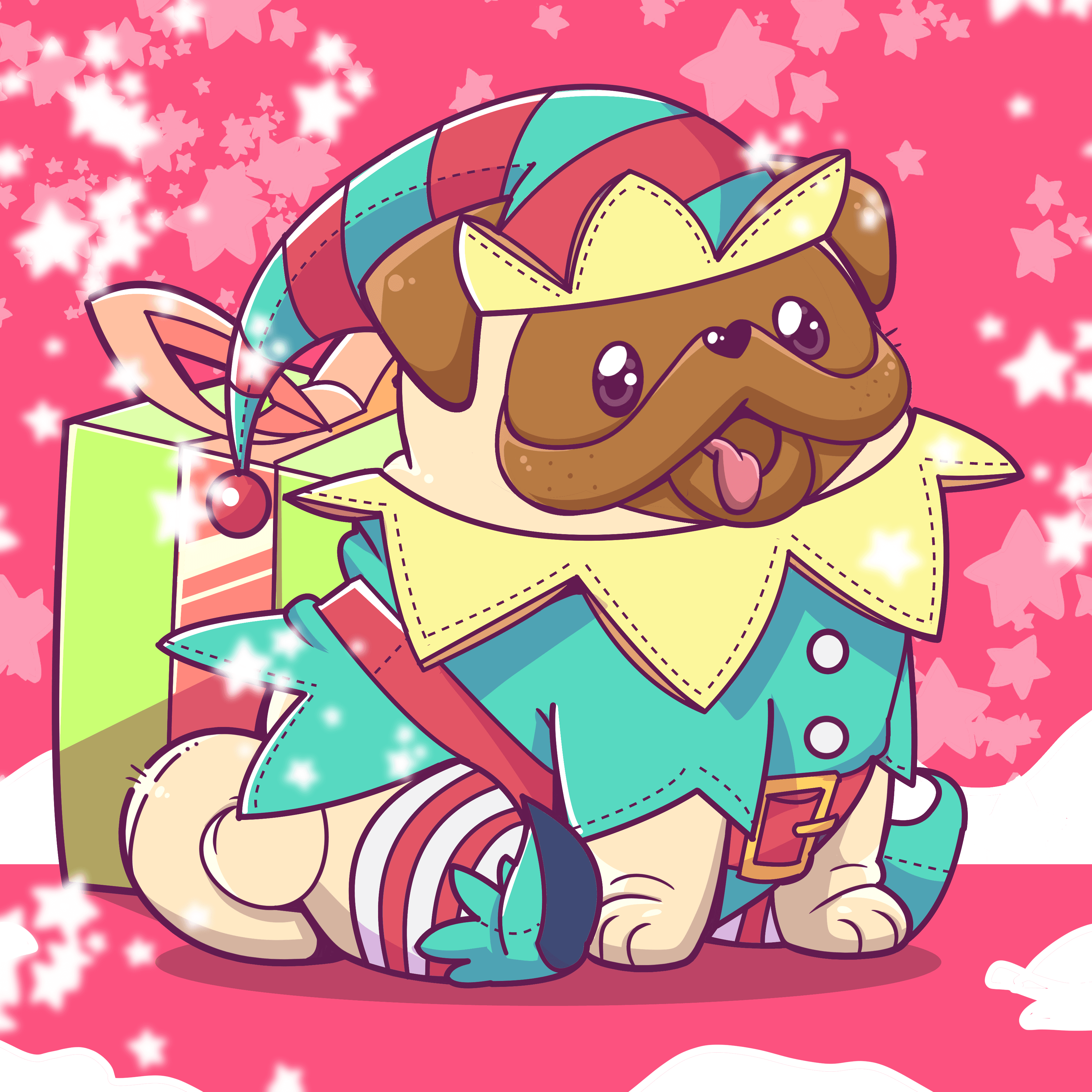 Puggy Christmas #1