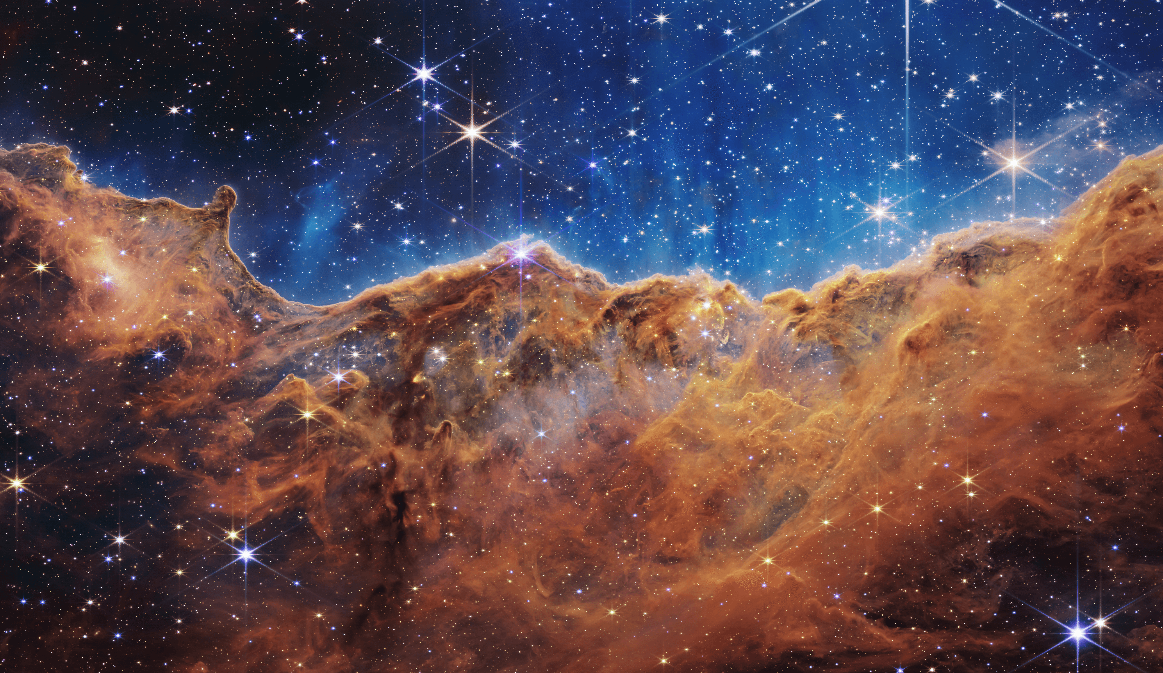 “Cosmic Cliffs” in the Carina Nebula (NIRCam Image) 97
