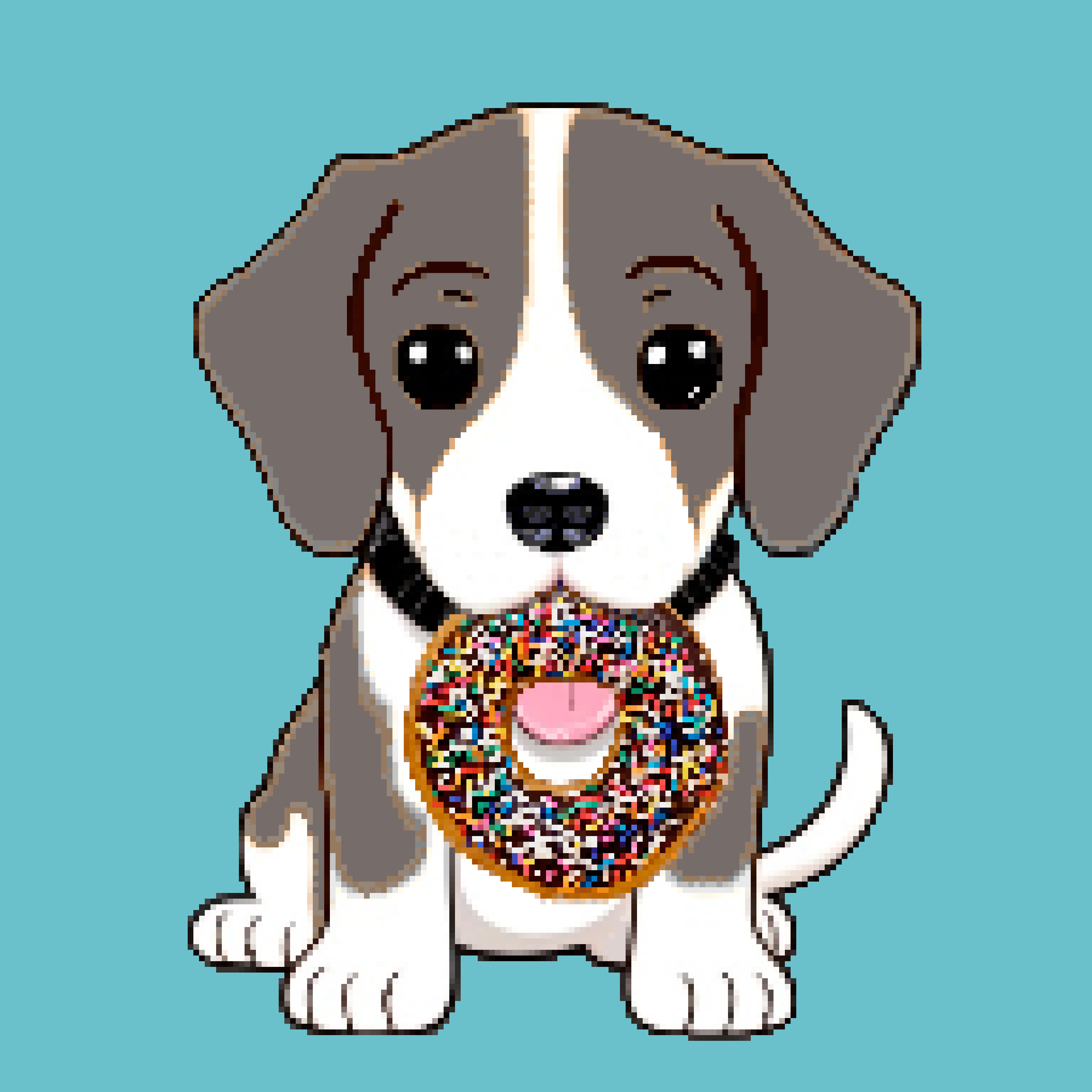 dog-with-speckled-donut-dog-s-best-life-opensea