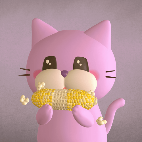 Cat is licking something #222